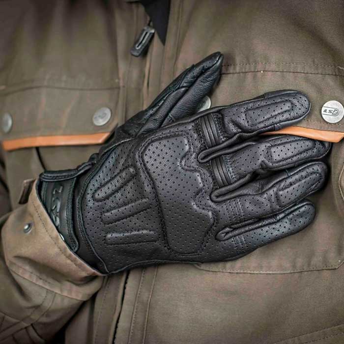 3 đặc điểm nổi bật khó cưỡng của găng tay da LS2 Rust Man