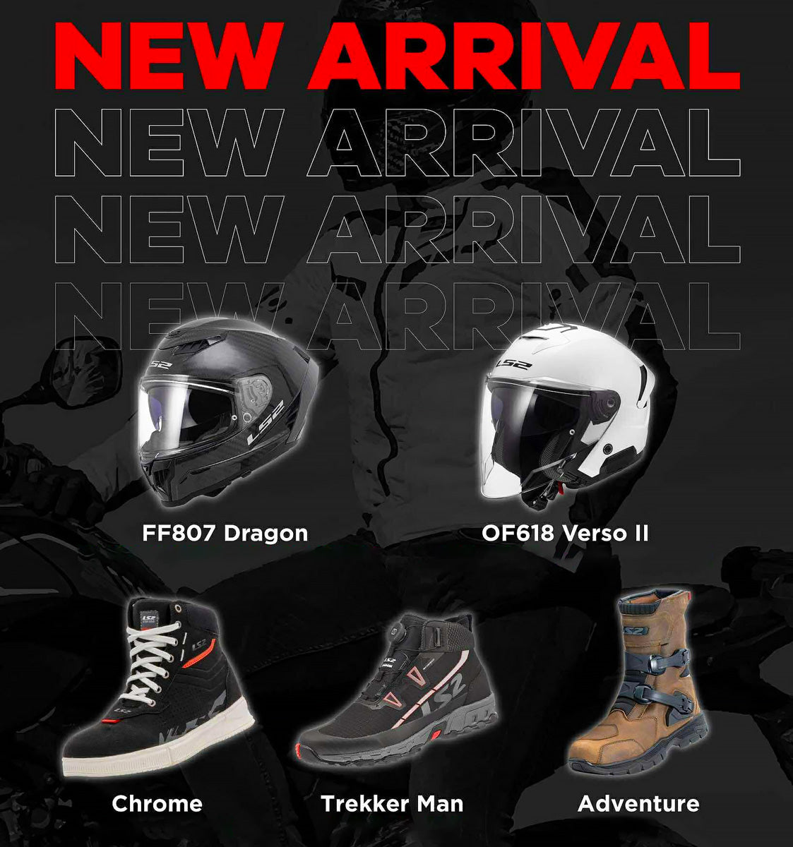 New Arrival: Siêu phẩm mũ LS2 Dragon về VN cùng các sản phẩm mới 2025