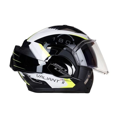 LS2 Valiant II Codex Trắng Đen FF900