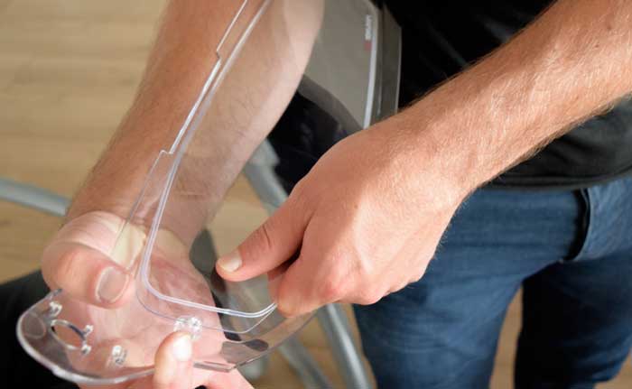 Pinlock 70 gắn mũ LS2 Explorer MX701