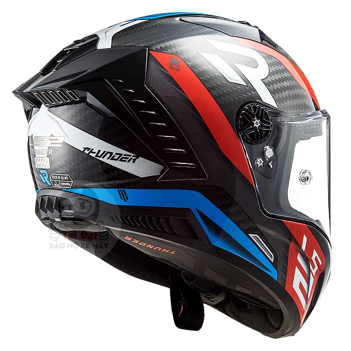 LS2 FF805 Thunder Supra Đỏ Xanh dương