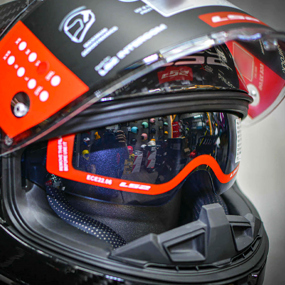 LS2 Dragon FF807 Carbon Gloss