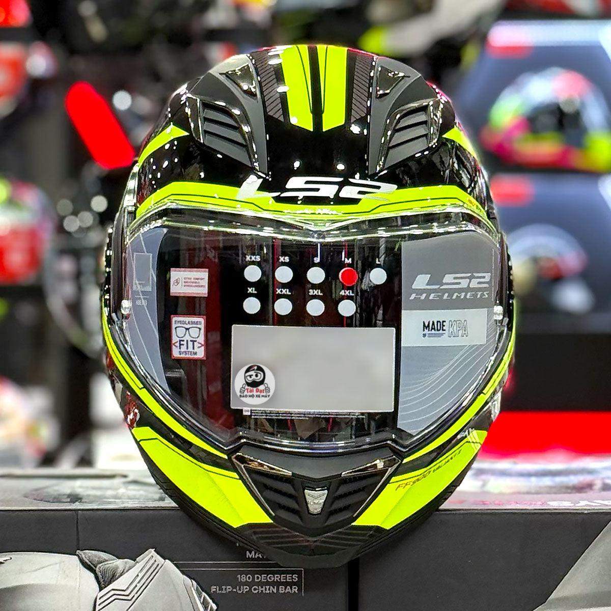 LS2 Valiant II Revo Đen Xanh FF900