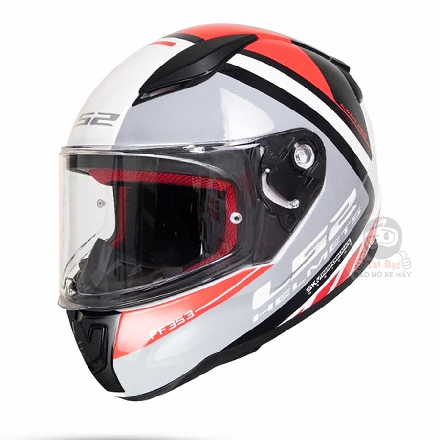 LS2 Rapid FF353 Blink Trắng đỏ