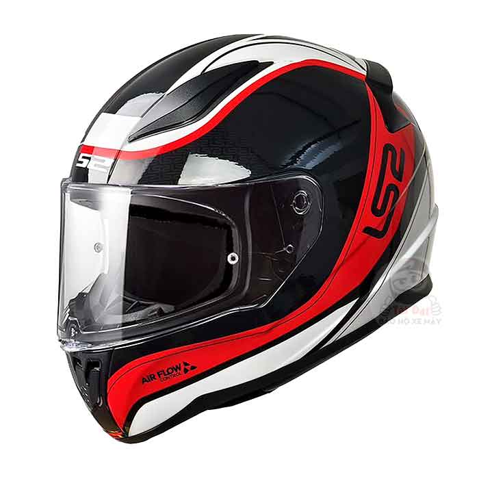 🎁 LS2 Rapid FF353 Deeper Trắng đỏ (100% off)