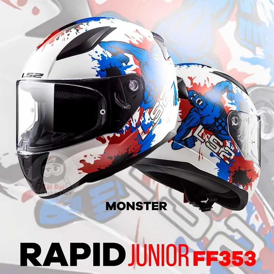 Mũ LS2 Rapid Mini FF353 trẻ em