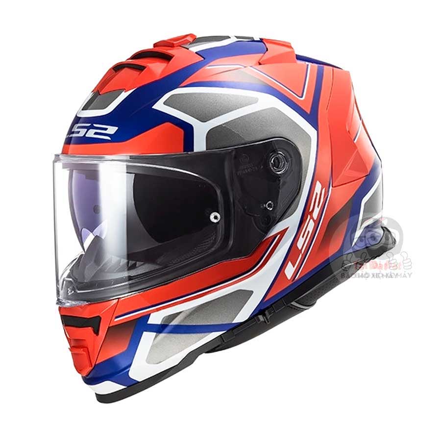 LS2 FF800 Storm Faster Đỏ Xanh