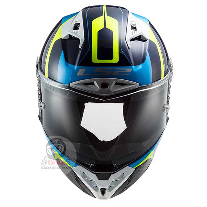 LS2 FF805 Thunder Carbon Racing 1 Xanh