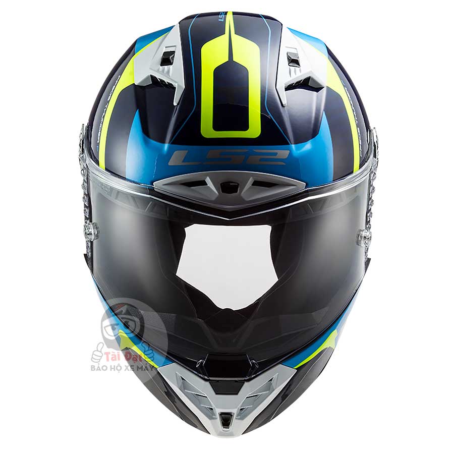LS2 FF805 Thunder Carbon Racing 1 Xanh