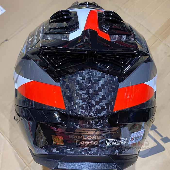 LS2 MX701 Explorer Carbon Đỏ Titan