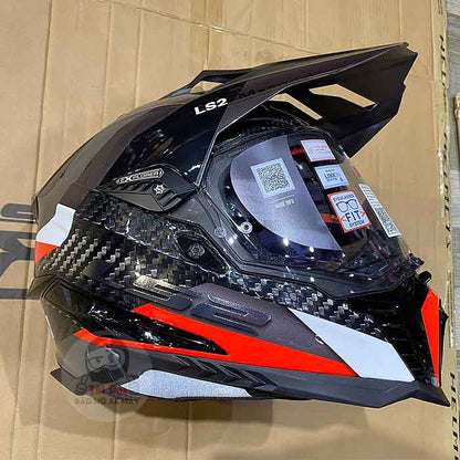 LS2 MX701 Explorer Carbon Đỏ Titan