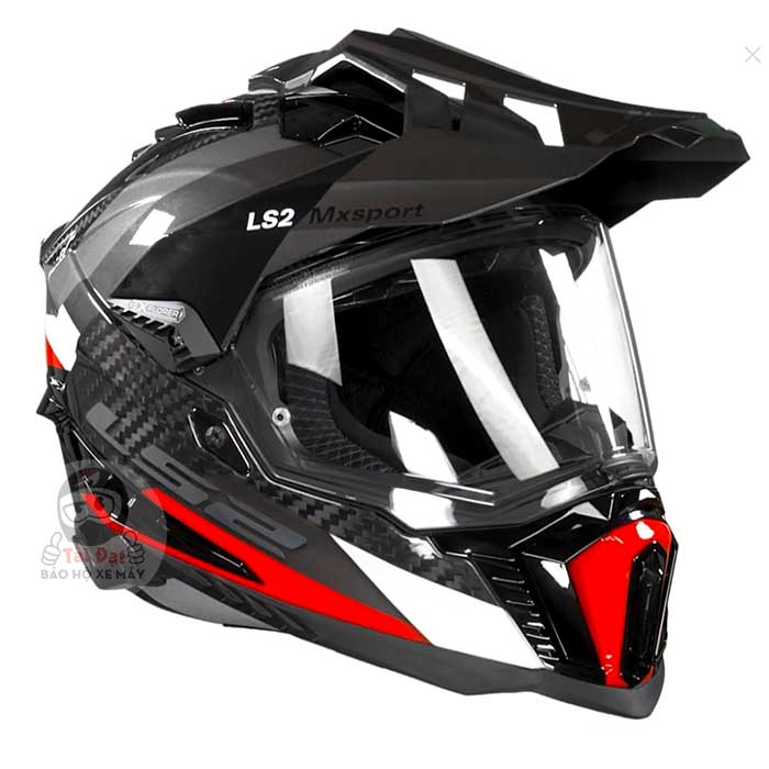 LS2 MX701 Explorer Carbon Đỏ Titan
