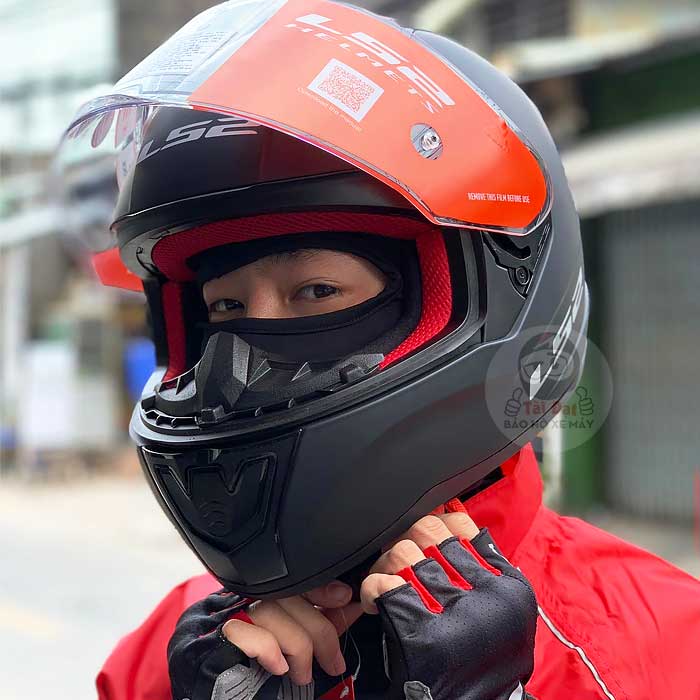 Fullface LS2 FF353 Đen nhám