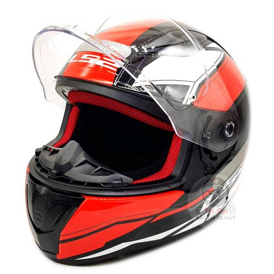 LS2 Rapid FF353 Infinity Đen Đỏ
