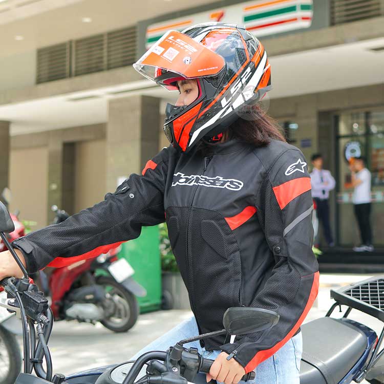 LS2 Rapid FF353 Infinity Đen Đỏ
