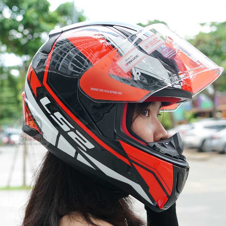 LS2 Rapid FF353 Infinity Đen Đỏ