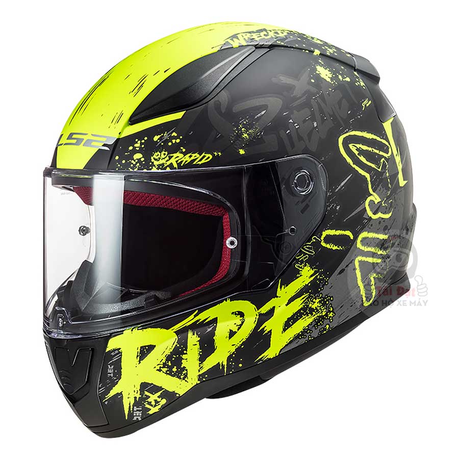 🎁 Fullface LS2 FF353 Rapid Naughty Vàng (100% off)