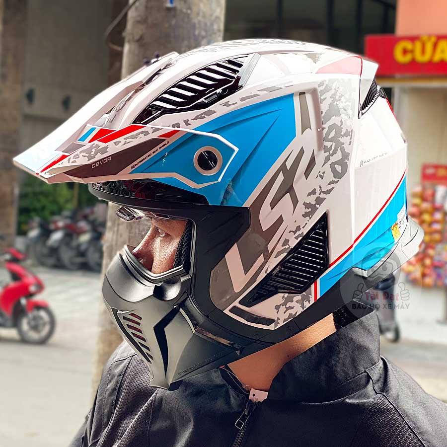 LS2 Drifter Of606 Devor Xanh dương