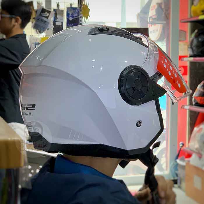 Mũ LS2 Airflow II OF616 Trắng
