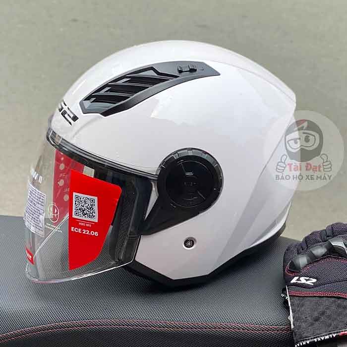 Mũ LS2 Airflow II OF616 Trắng