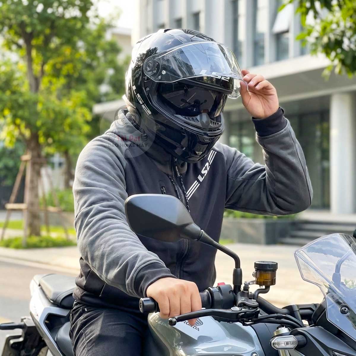 LS2 FF800 Storm EVO Đen Bóng