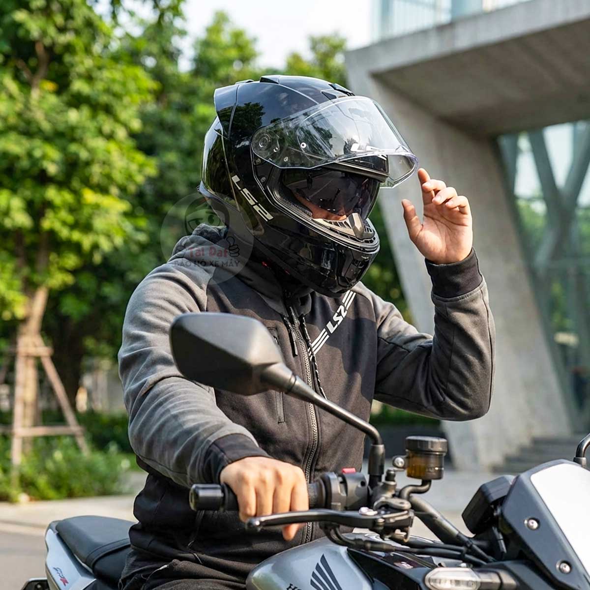 LS2 FF800 Storm EVO Đen Bóng