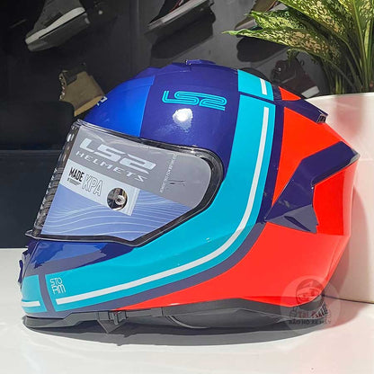 LS2 FF800 Storm Slant tem bóng