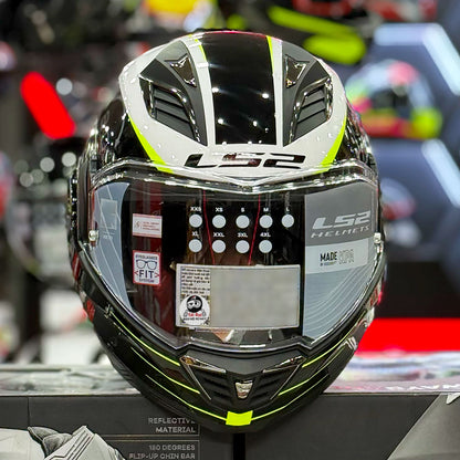 LS2 Valiant II Codex Trắng Đen FF900