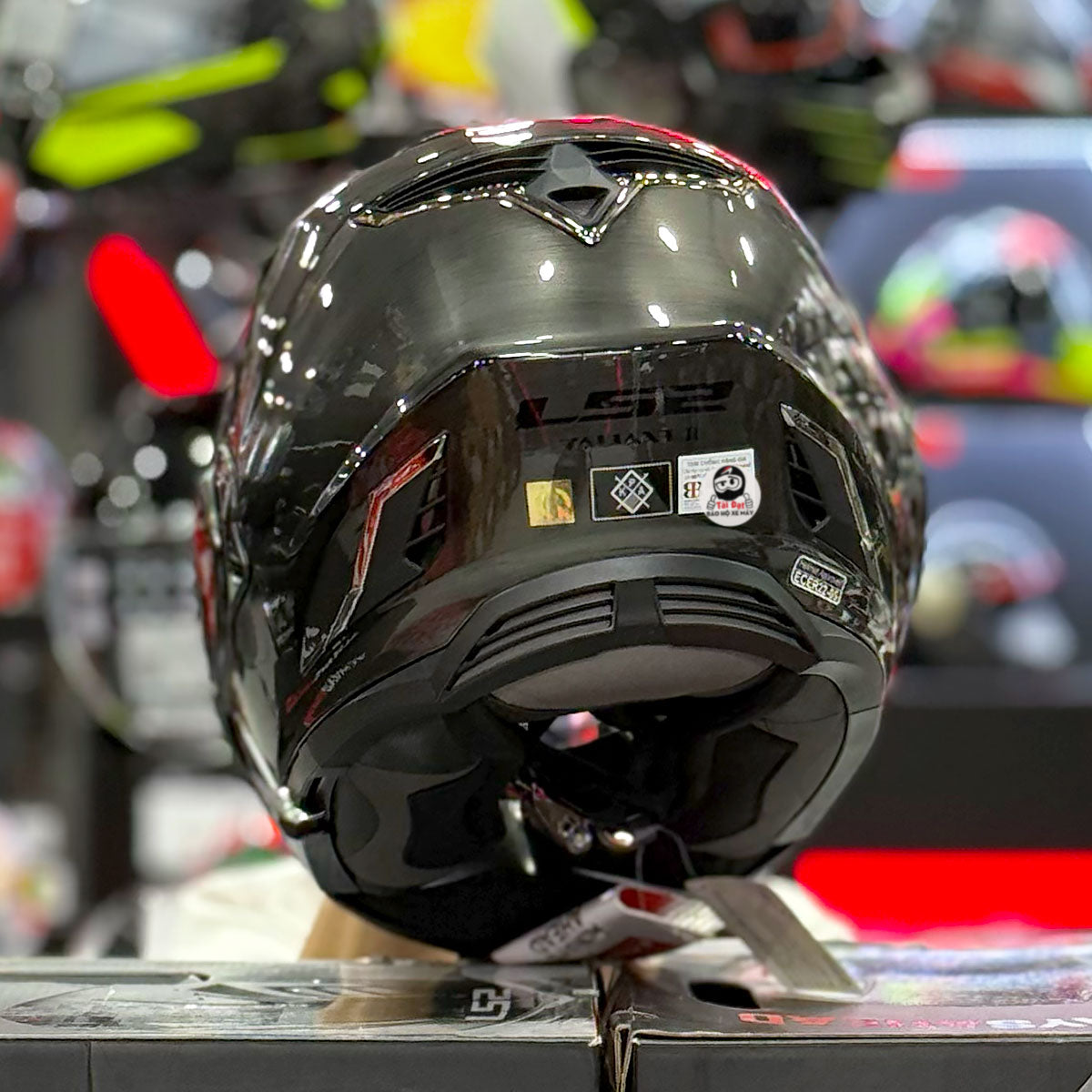 LS2 Valiant II Jeans Titanium