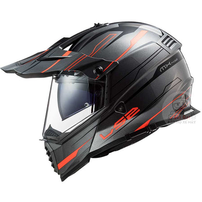 LS2 Pioneer Evo Mx436 Knight Titanium