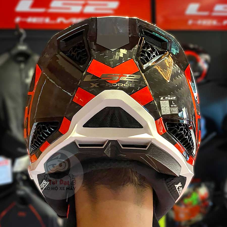 Ls2 Mx703 Carbon Barrier Vàng Đỏ