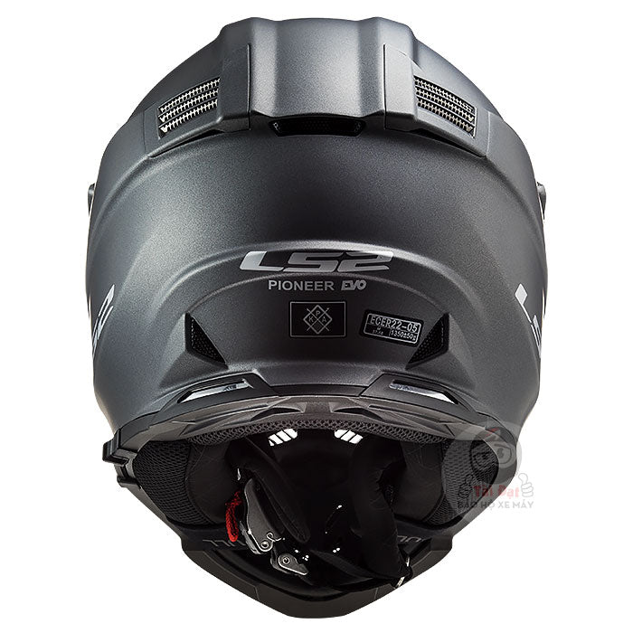 LS2 Pioneer Evo Xám Titanium MX436