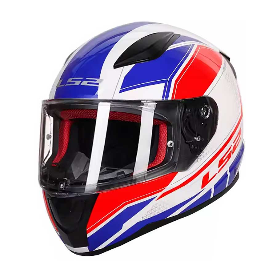 LS2 Rapid FF353 Infinity Trắng Xanh Đỏ