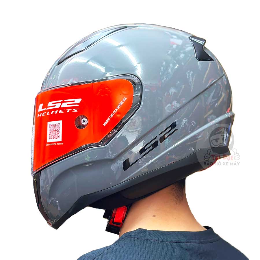 LS2 Rapid FF353 Xám bóng Nardo Grey