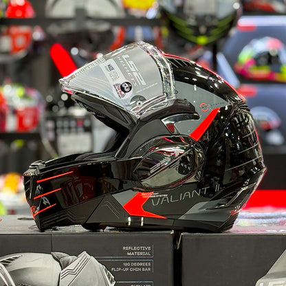 LS2 Valiant II Codex Đỏ Đen FF900