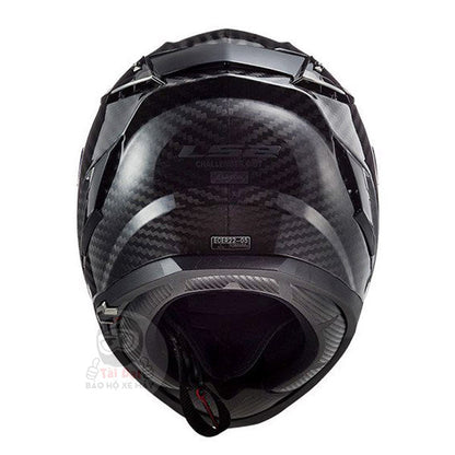 Nón fullFace LS2 FF327 Challenger carbon