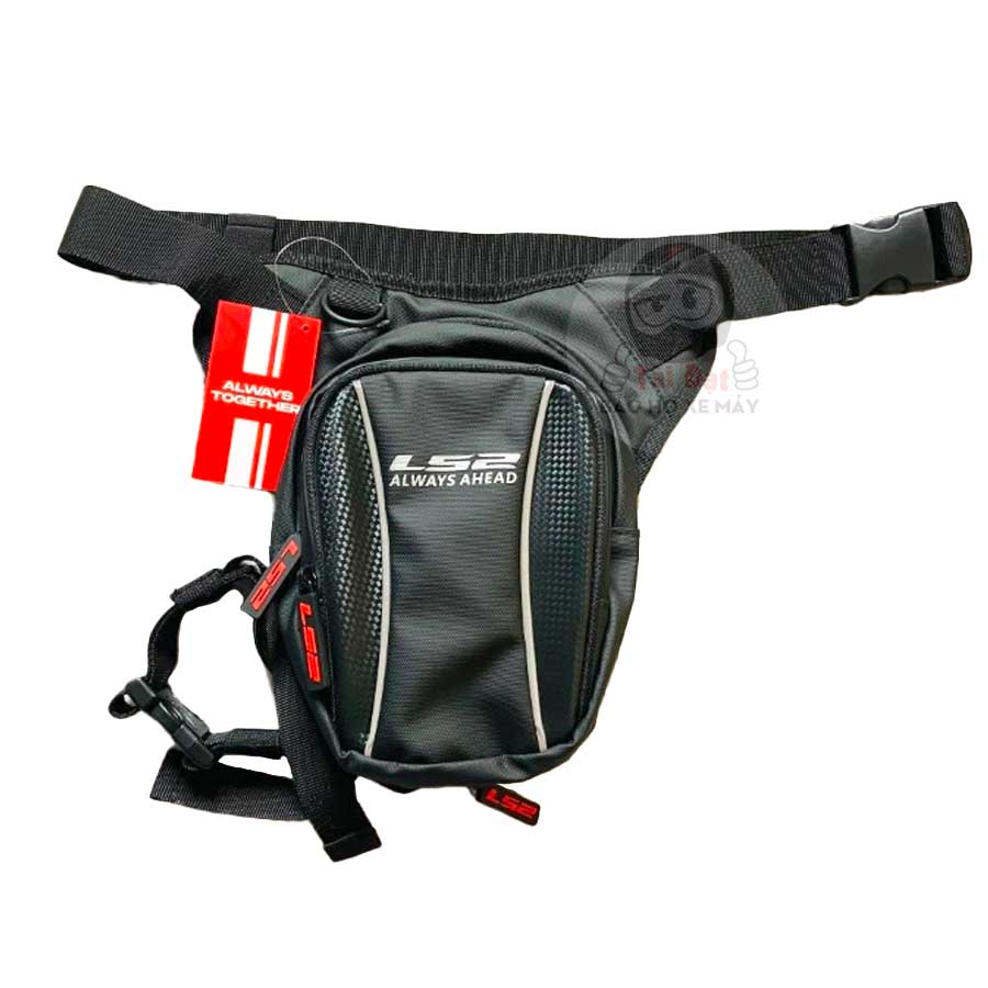 Túi đeo đùi Ls2 Carbon Grain Black 6L